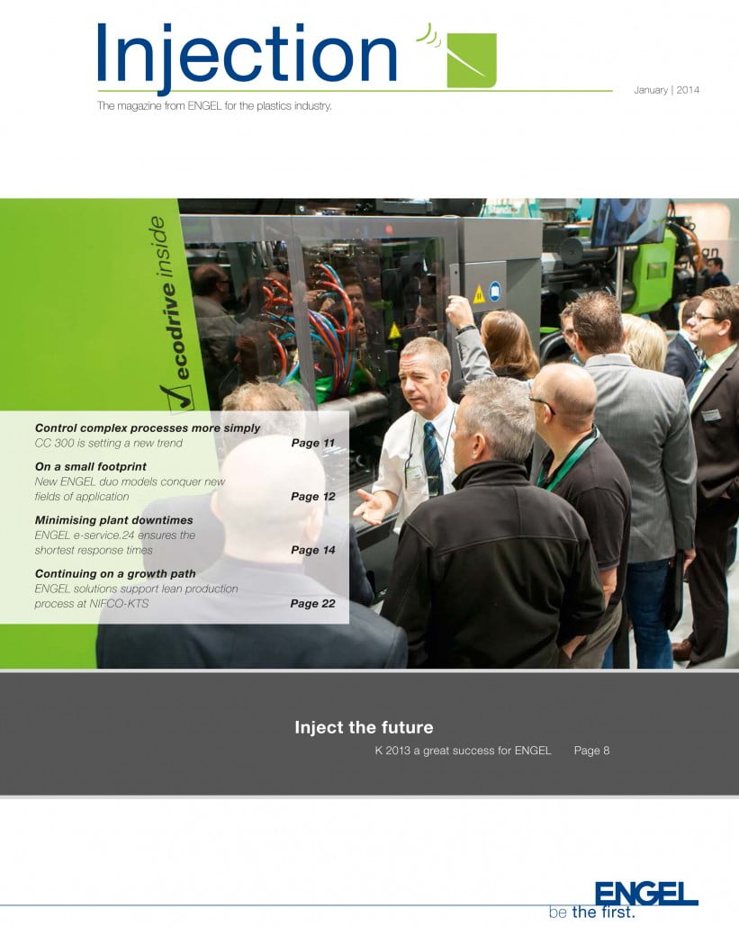 Magazine Injection ENGEL injection magazine January 2014 - TECHSPAN