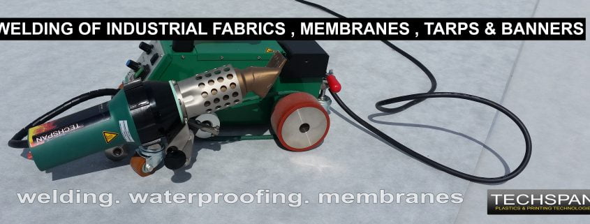 Waterproof membrane welders